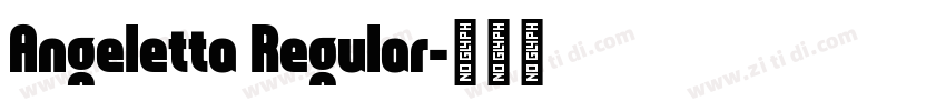Angeletta Regular字体转换